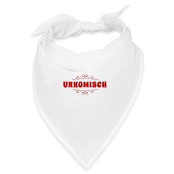 wie komisch - Bandana - Weiß - Vorne