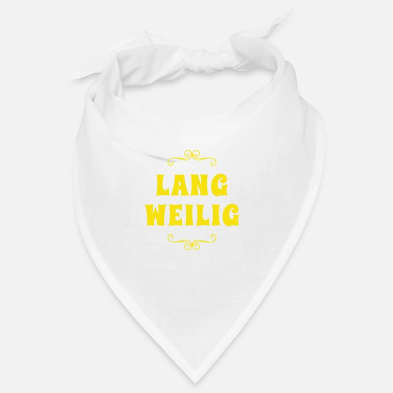 Langeweile - Bandana - Weiß
