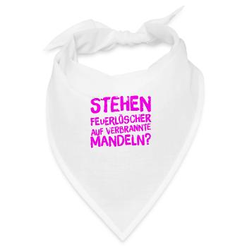 was mögen Feuerlöscher? - Bandana - Weiß - Vorne