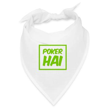 Pokerhai - Bandana - Weiß - Vorne