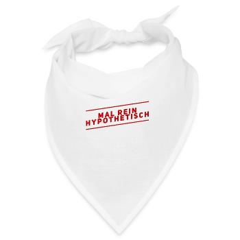 hypothetisch - Bandana - Weiß - Vorne