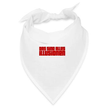 das sind alles fake news - Bandana - Weiß - Vorne