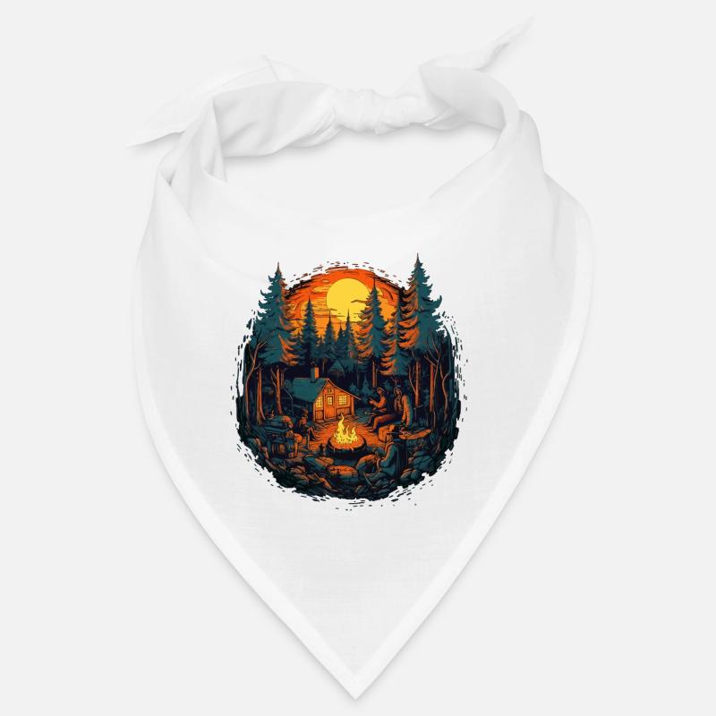 Cozy Campfire in der Wildniss Bandana