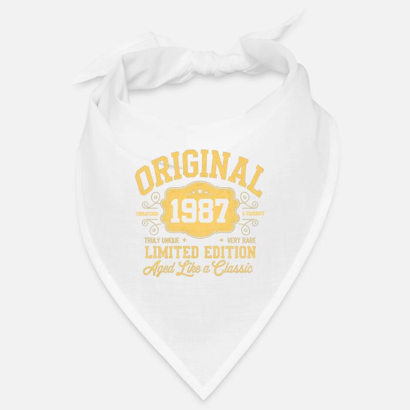 Original 1987 - Geburtstag 1987 Klassiker Edition - Bandana - Weiß