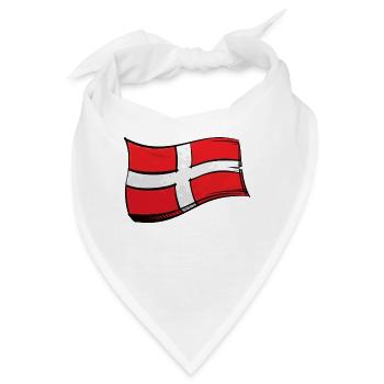 Savoy T-Shirt, Savoie T-Shirt, Savoy Flagge, - Bandana - Weiß - Vorne