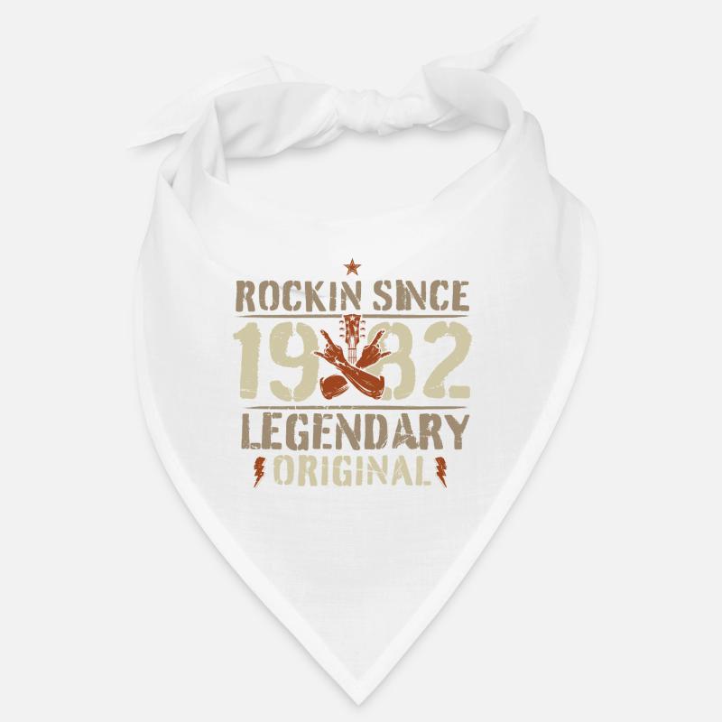 1982 40 Jahre Rock and Roll Geburtstag Geschenk Bandana