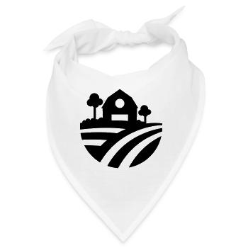 Farm Ernte icon - Bandana - Weiß - Vorne