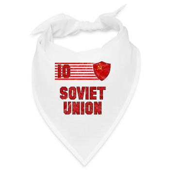 Sowjetunion Fußball Mannschaft - Bandana - Weiß - Vorne
