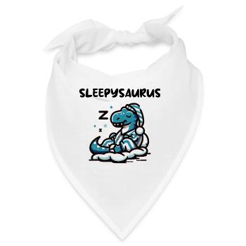 Sleepysaurus Offizielles Schlafoutfit Schlafshirt - Bandana - Weiß - Vorne