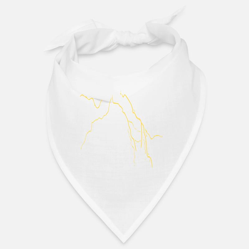 Abstract mountain / line / gold / pattern Bandana
