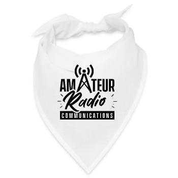 Amateurfunk Kommunikation Amateur Funker - Bandana - Weiß - Vorne