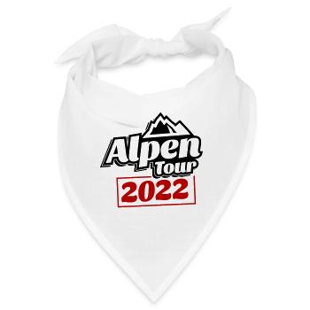 alpen tour 2022 - Bandana - Weiß - Vorne
