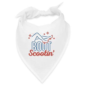 Boot Scootin - Bandana - Weiß - Vorne