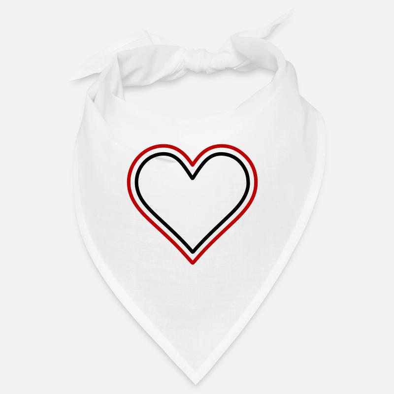 Herz Symbol Design Bandana