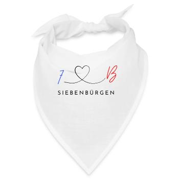 7B- Siebenbürgen - Bandana - Weiß - Vorne