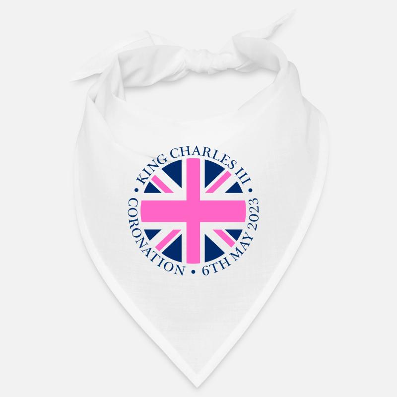 British King Coronation Charles England Flag Bandana