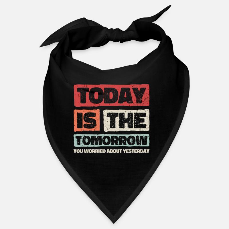 Conception de sagesse motivationnelle. Les vibrations de demain d’aujourd’hui Bandana