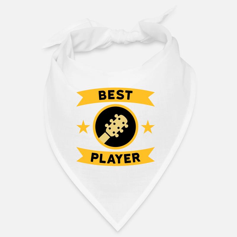 Meilleur guitariste (guitare, cercle, bannière) Bandana