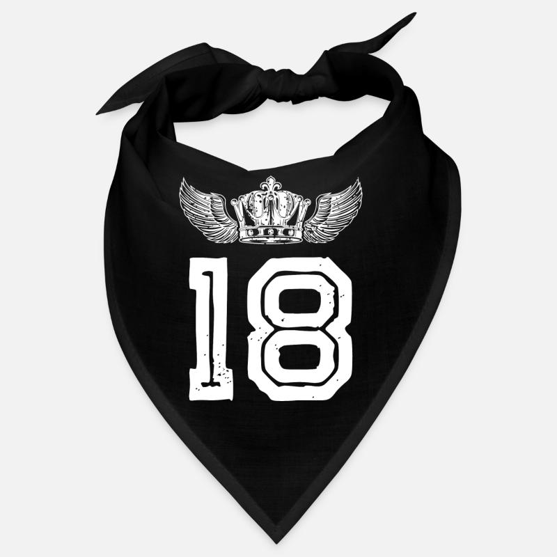 18 Zahl Krone Bandana