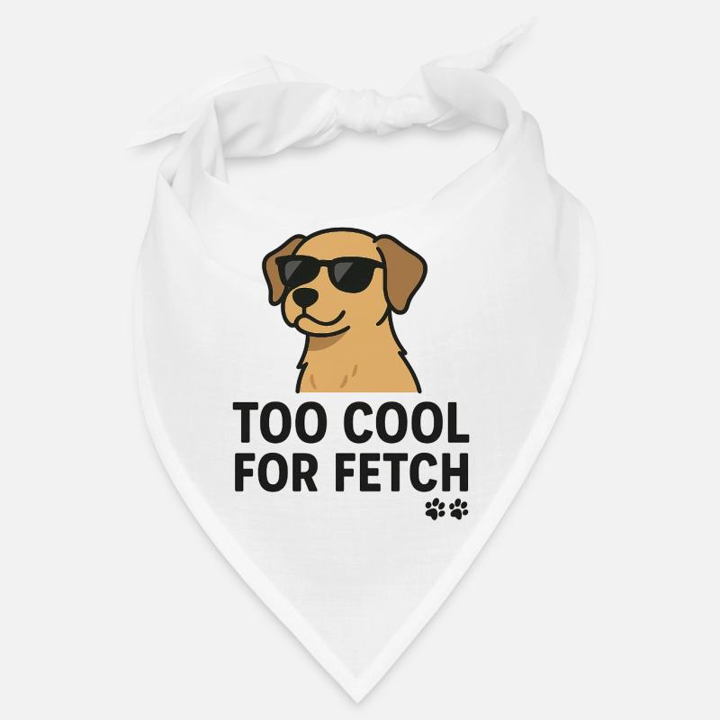 Cooler Hund mit Sonnenbrille Bandana