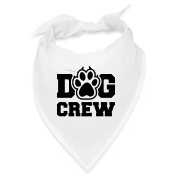 Dog Crew - Bandana - Weiß - Vorne