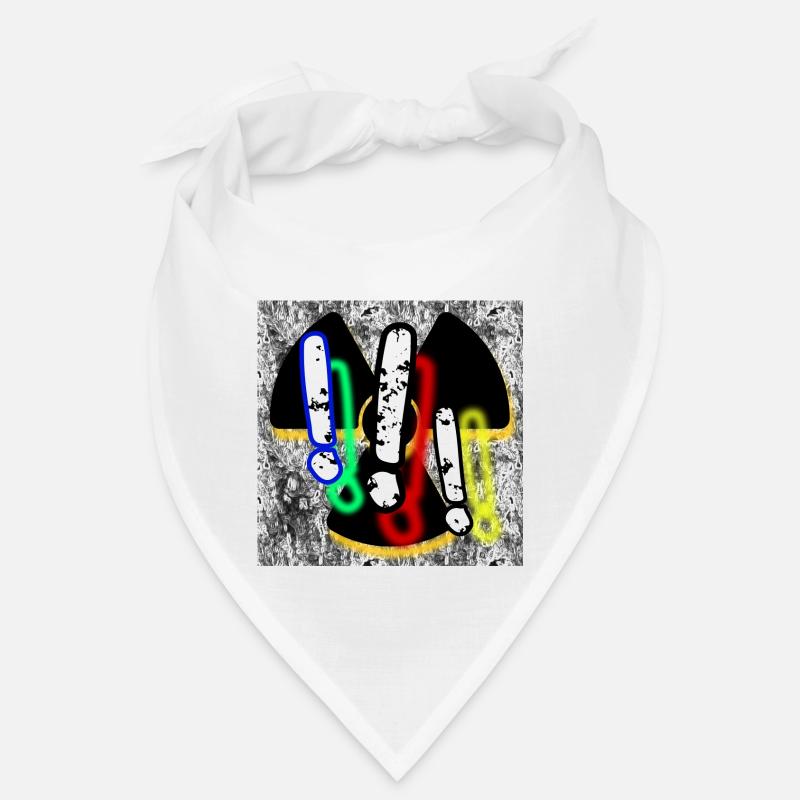 Trois points d’exclamation (3 !!!) - Image - 2023 - Bandana - blanc