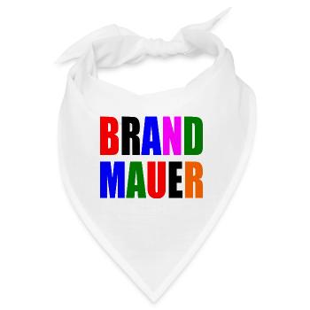 brandmauer - Bandana - Weiß - Vorne