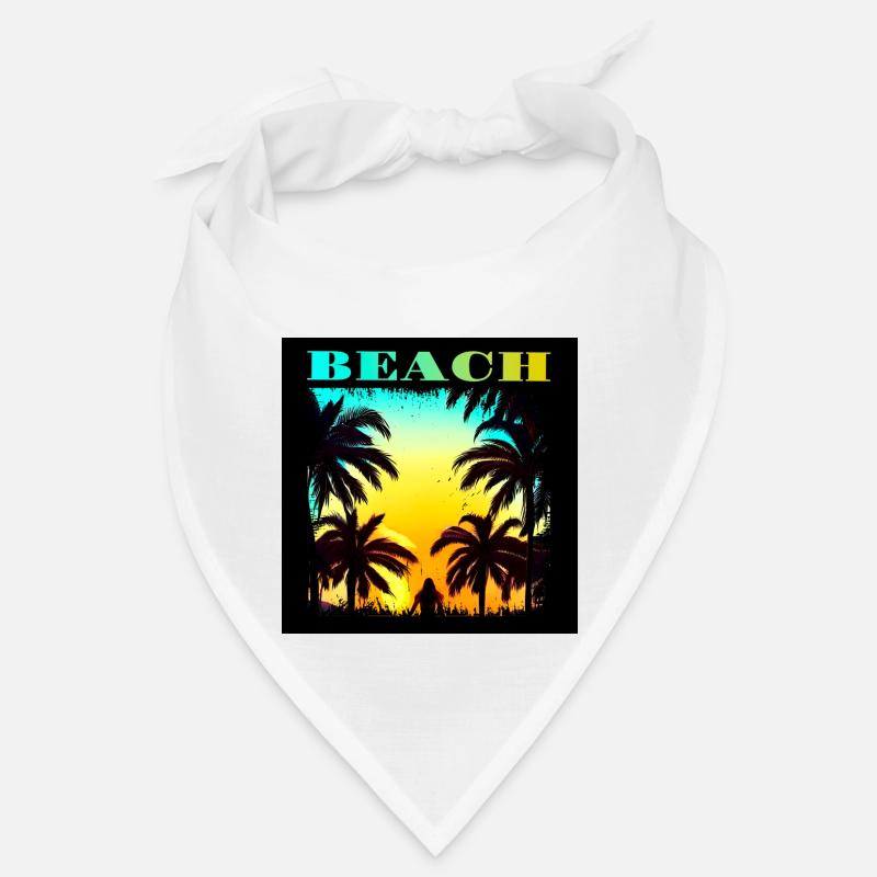 90s Retro Palms Hawaii Sunset Bandana