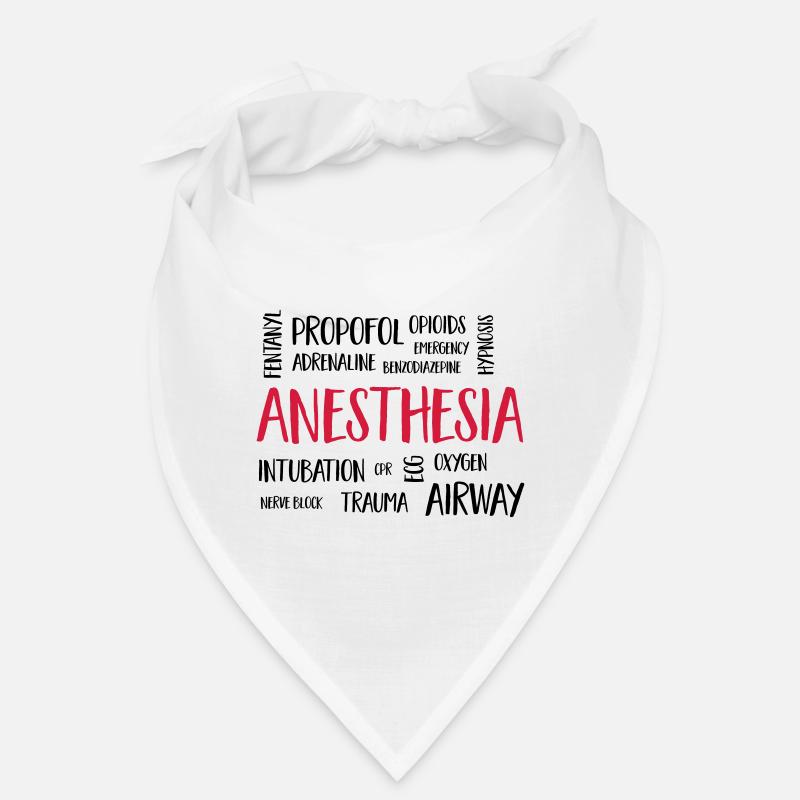 anesthesiacluster - Bandana - blanc