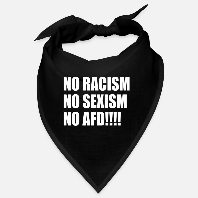 Pas de racisme, pas de sexisme, pas d’AfD Bandana