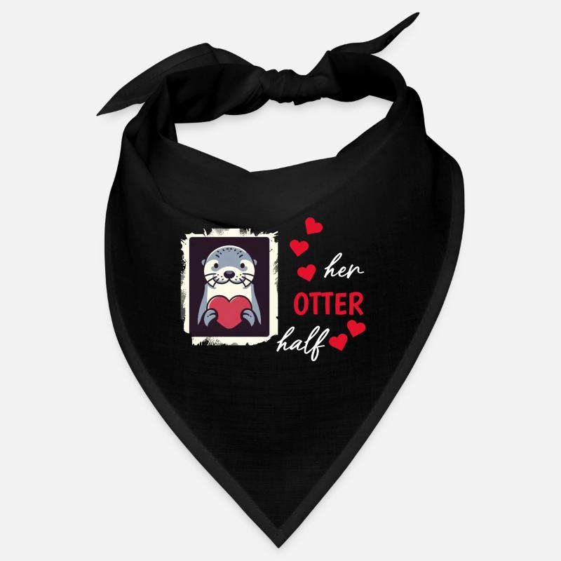 Otter half liebe geschenk Bandana