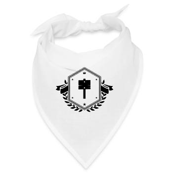 Wegweiser wappen - Bandana - Weiß - Vorne