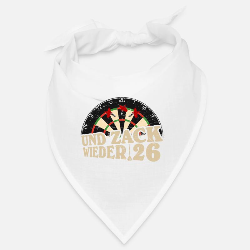 Lustiger Dart Spruch Dartscheibe Darten Geschenk Bandana