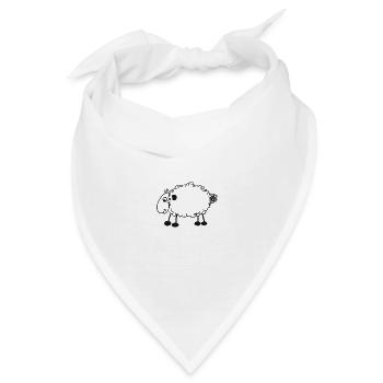 Sheep - Schaf - Bandana - Weiß - Vorne