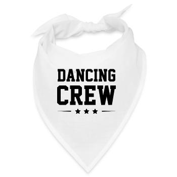 Dancing Crew - Bandana - Weiß - Vorne