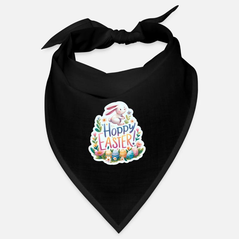 Hoppy Easter Colorful Easter Greetings Bandana