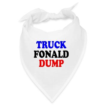 truck fonald dump - Bandana - Weiß - Vorne