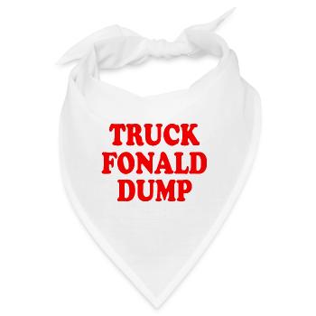 truck fonald dump - Bandana - Weiß - Vorne