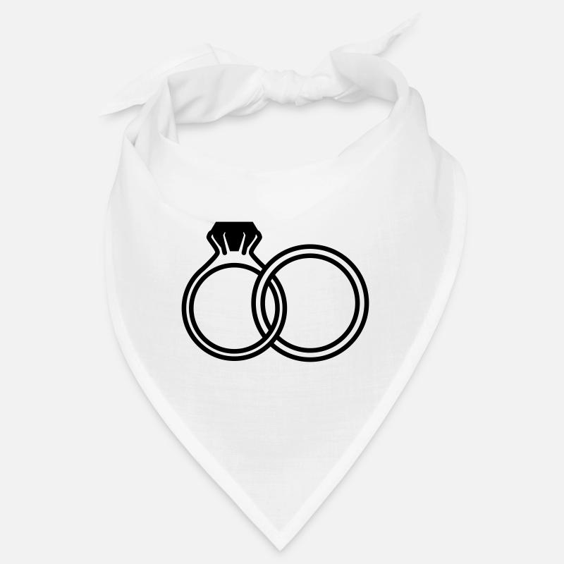 Wedding rings symbol Bandana