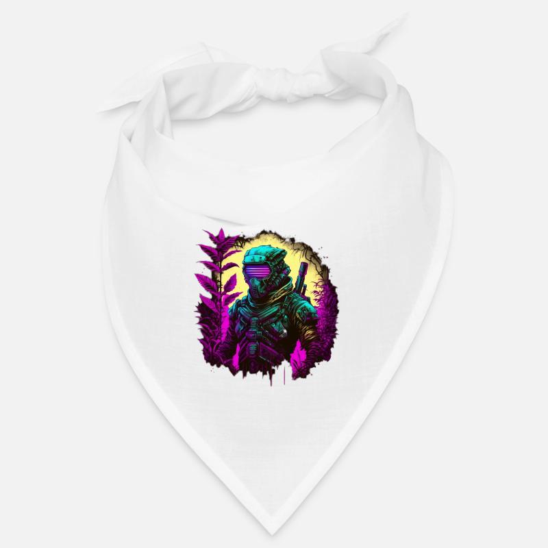 Ninja Cyber Warrior Samurai Geschenk Bandana