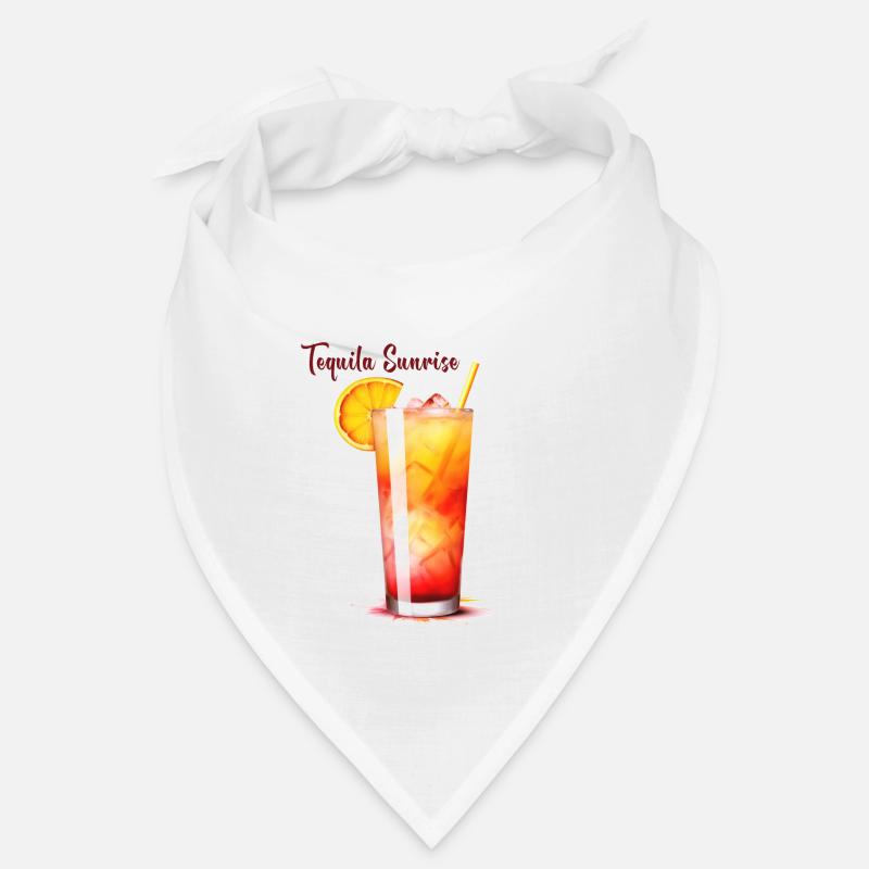 Tequila Sunrise Cocktail Long Drink Bandana
