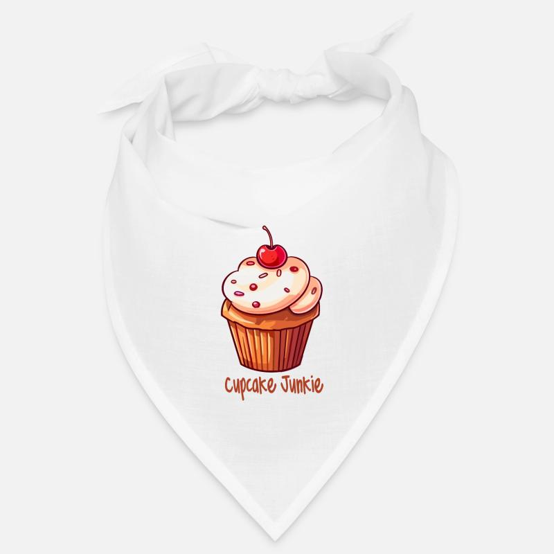 Cupcake Junkie Cupcakes Süßigkeiten Backwaren Bandana
