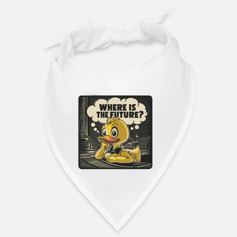 Thoughtful Yellow Plastic Duck Duck Bandana