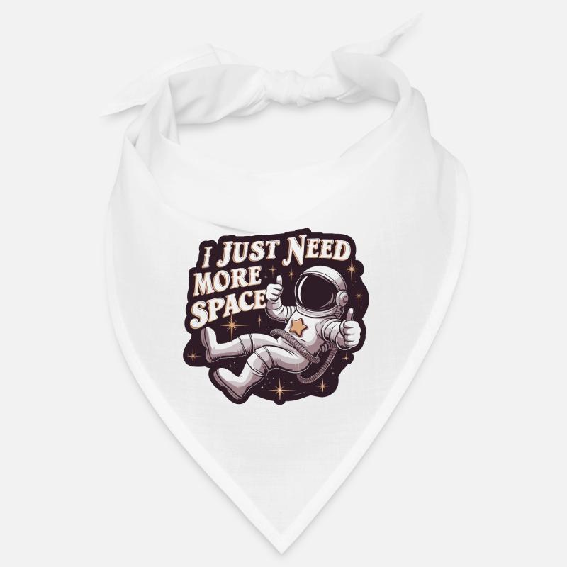 Astronaut Lustiger Spruch I Need More Space Bandana