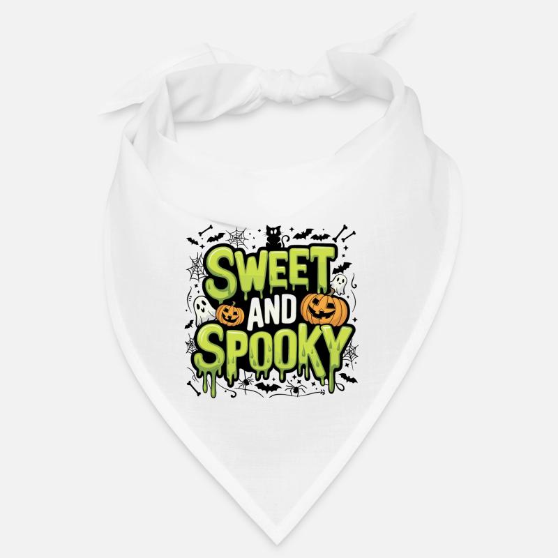 Doux et effrayant Doux dicton d’Halloween Bandana