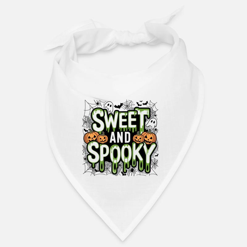 Doux et effrayant Doux dicton d’Halloween Bandana