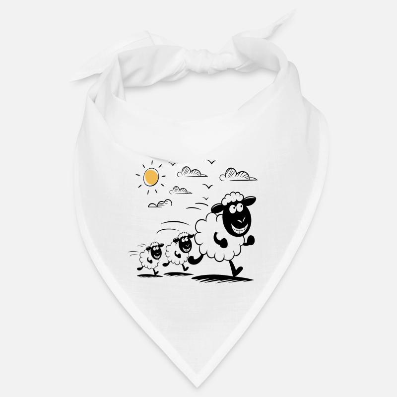 Funny Sheep Flock Animals Bandana