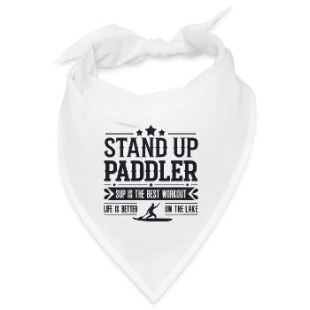 Stand Up Paddler - Bandana - Weiß - Vorne
