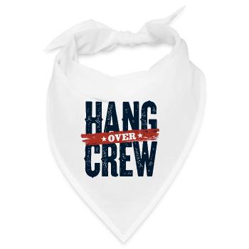 Hangover Crew – ultimative Partyshirt - Bandana - Weiß - Vorne