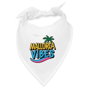 Mallorca Vibes Sommer, Sonne & Partyfeeling - Bandana - Weiß - Vorne
